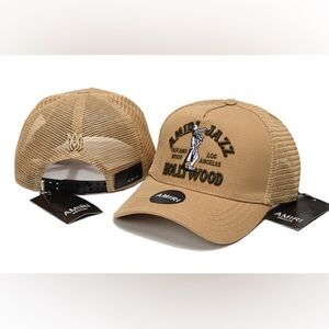 AMIRI Beige Hollywood Jazz Cap